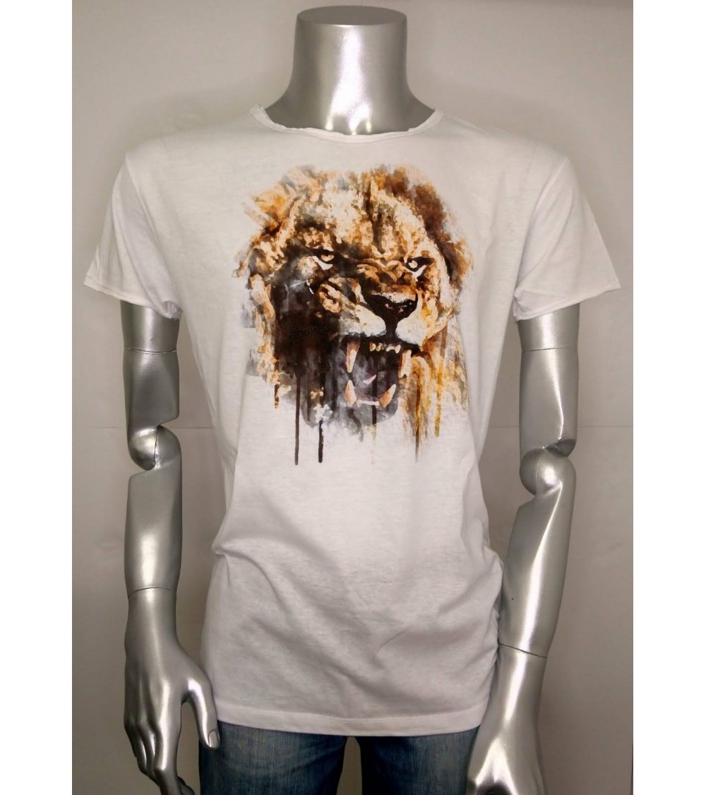 Camiseta hombre león